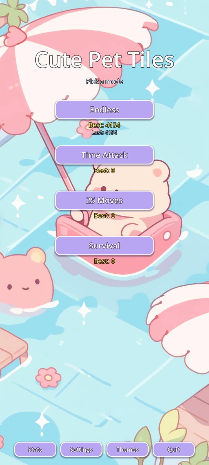 Cute Tiles: Match 3 Game screenshot 1